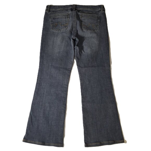 Vintage Denim Dynamite Hippie Low Rise Flare Bell Bottom Jeans Size 31 (Size 10) - Picture 9 of 16